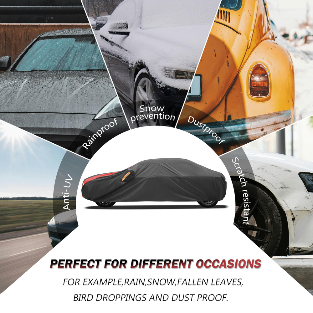 MBLCOOVERS rear wind strap design helps prevent cover lift in gusts.