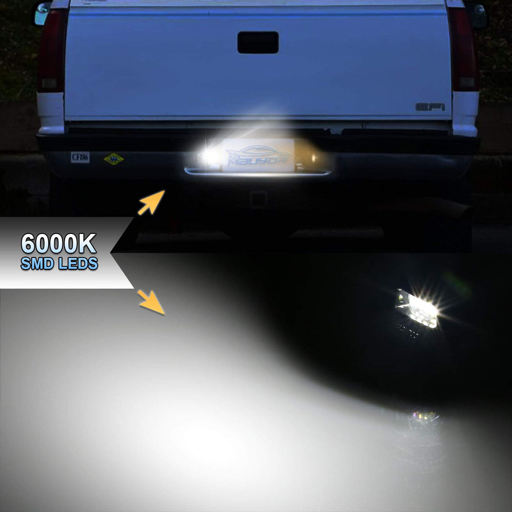 MbuyDIY chrome-housing LED plate light complements Blazer rear