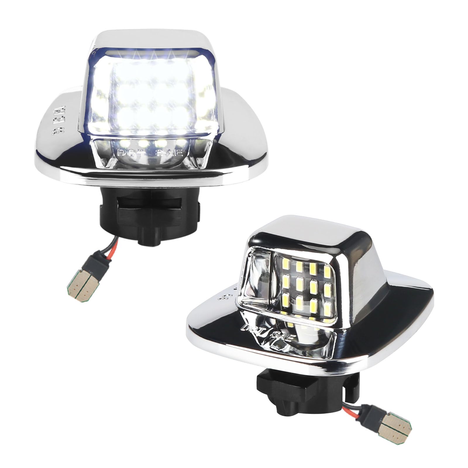 MbuyDIY LED license plate light for Chevy 1988-1999 enhances rear visibility at night