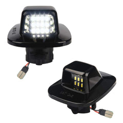 MbuyDIY LED license plate light assembly front view showing bright 6000K output