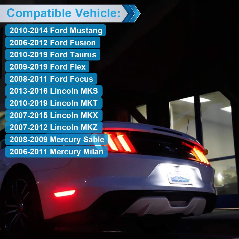 MbuyDIY Mercury Milan license plate lights boost rear visibility