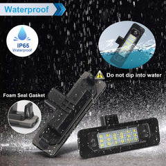MbuyDIY LED license plate light for Taurus, clear 6000K white beam