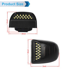 Plug-and-play installation of MbuyDIY license plate lights on vehicle