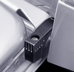 McGard 76029 tailgate lock installed on vehicle for theft protection.