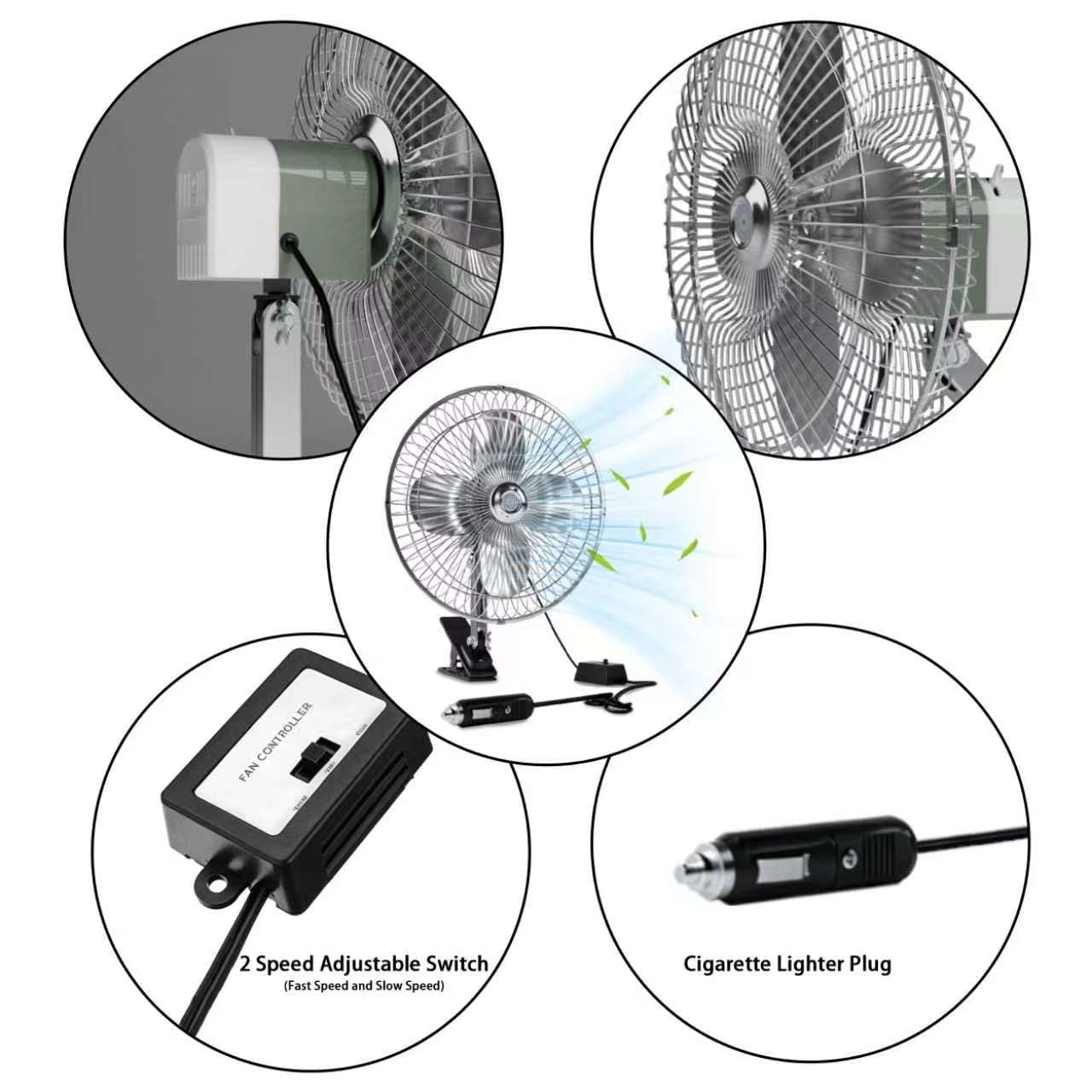 MCJAOHJG sun visor mount clip holds securely for easy setup and positioning.