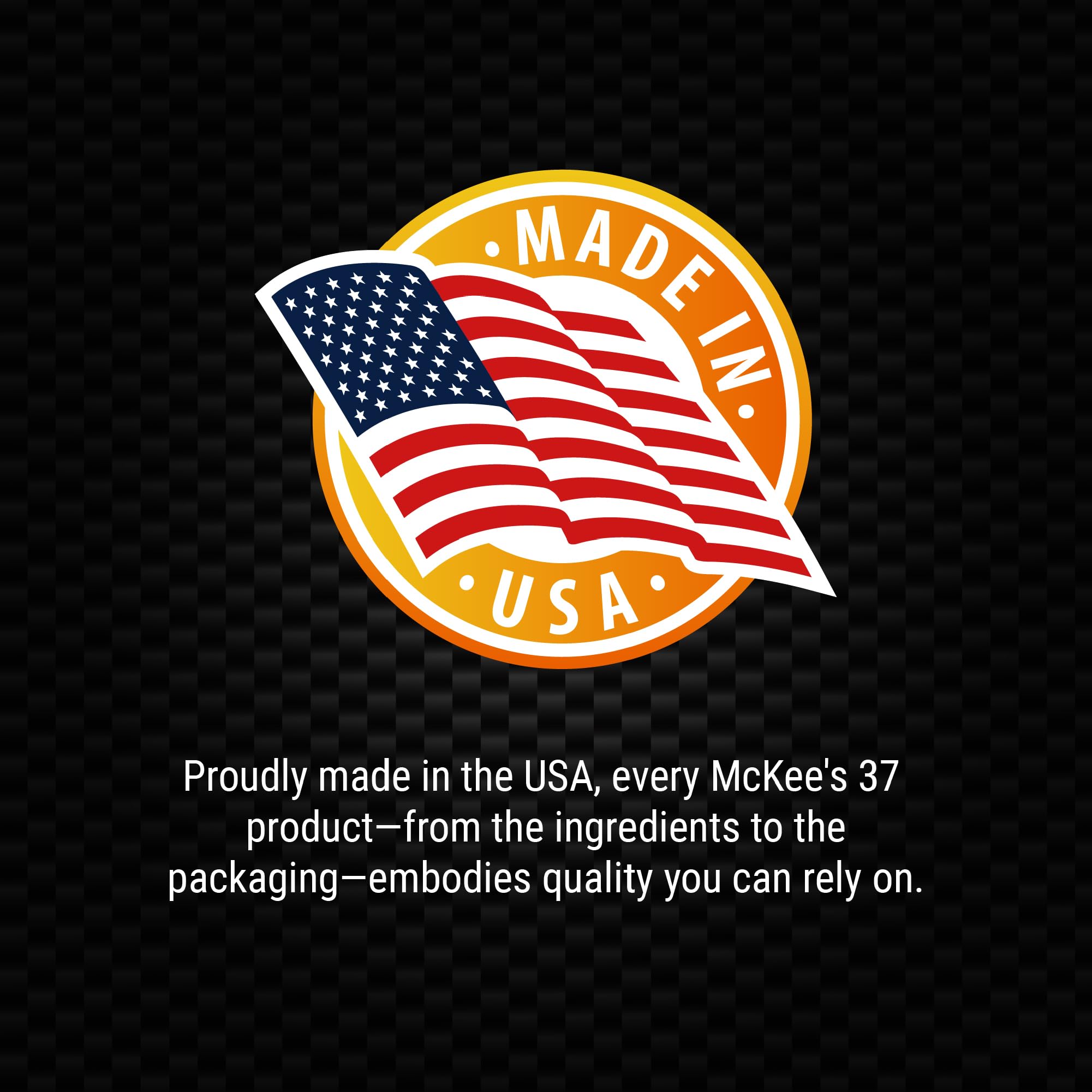 McKee's 37 cleaner UV protection layer indicating long-term protection.