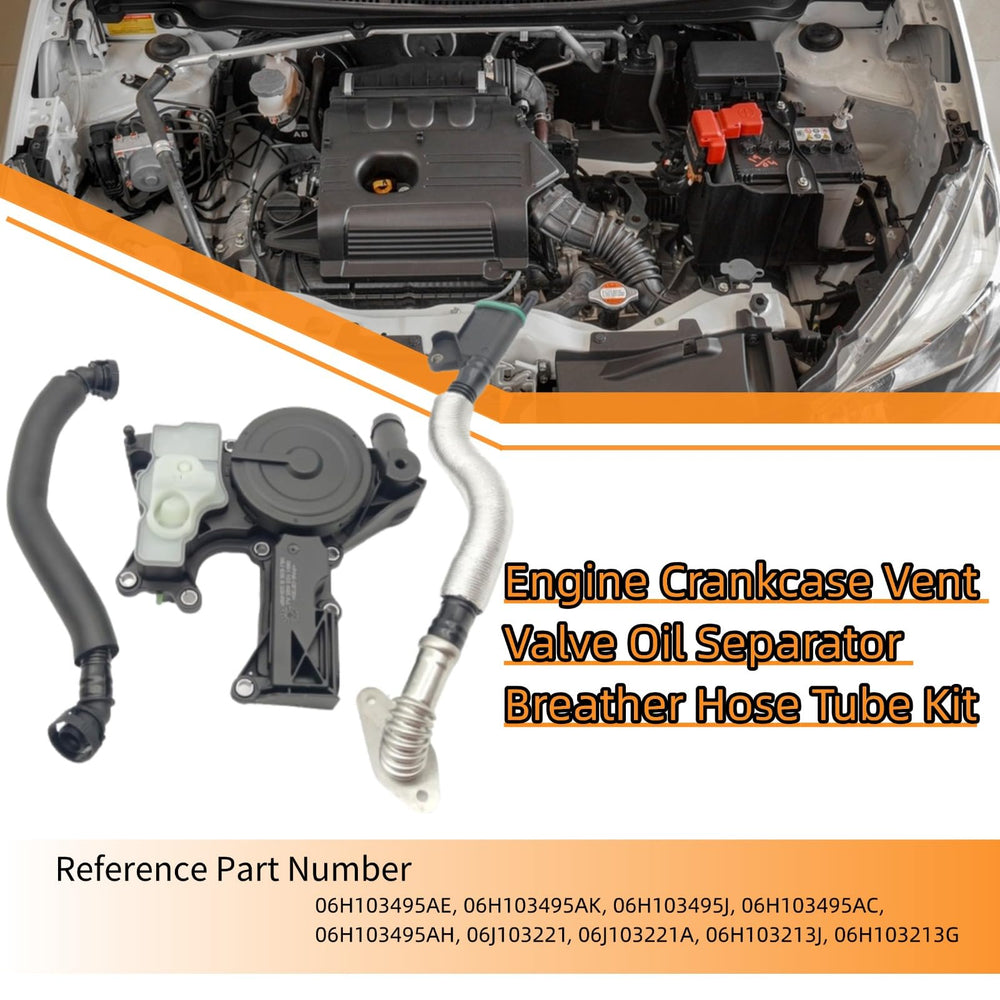 McrGinly breather hose kit for Audi 2.0T ensures secure seals