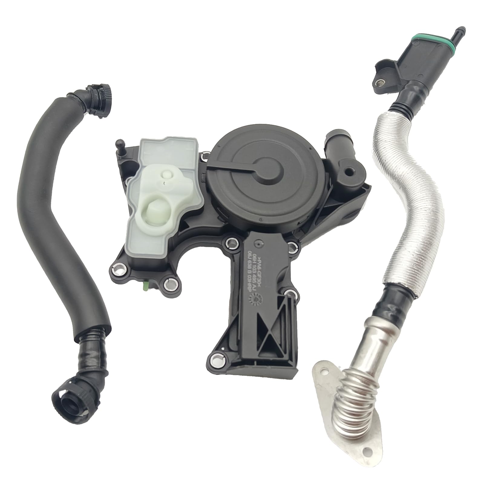 McrGinly engine oil separator with vent valve for Audi 2.0T improves crankcase breathing