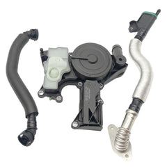 McrGinly engine oil separator with vent valve for Audi 2.0T improves crankcase breathing