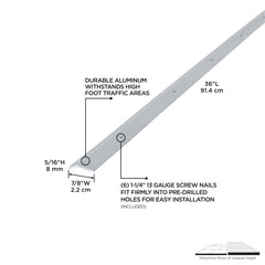M-D 78006 screw nails included for quick, secure installation.
