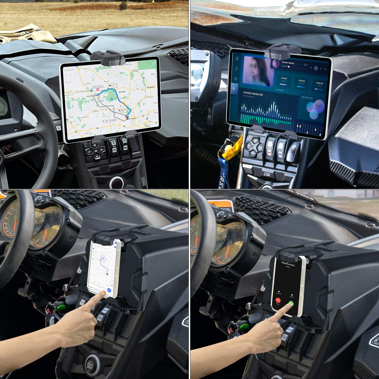 MDPROMCP Maverick X3 storage box keeps phone, cords, and essentials organized.