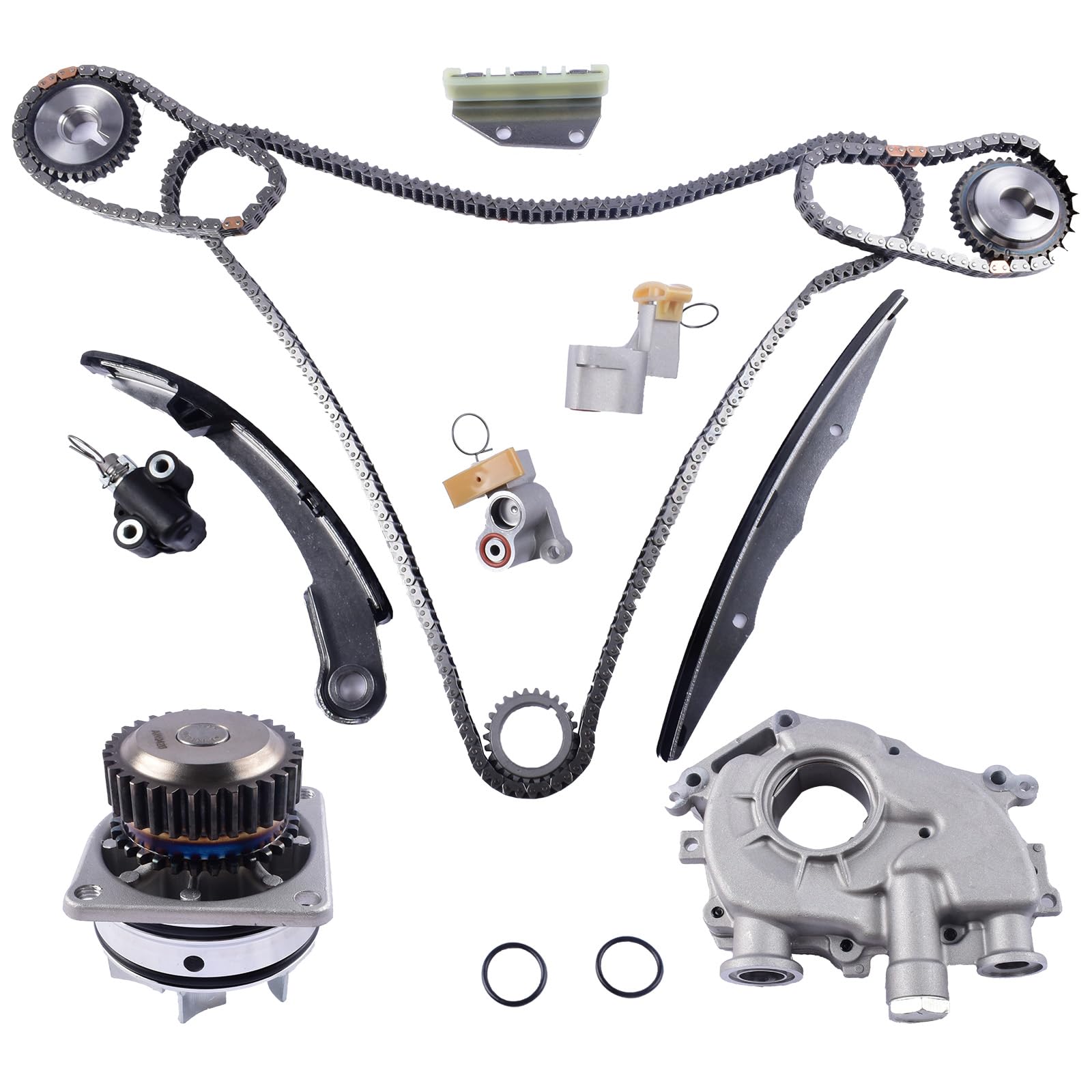 MDSAFM timing kit water pump with gasket for reliable cooling and sealing