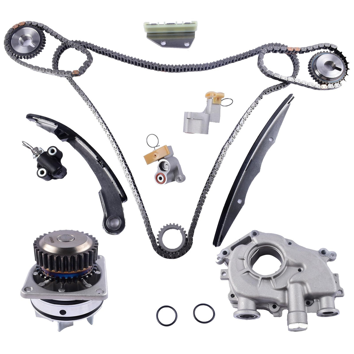MDSAFM timing kit water pump with gasket for reliable cooling and sealing