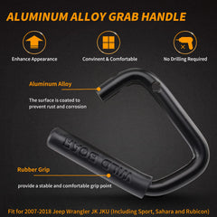 Aluminum grab bar 3/4-inch offers solid, durable support