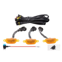 MEALAM Amber LED grille light packaging shows quality components for quick setup