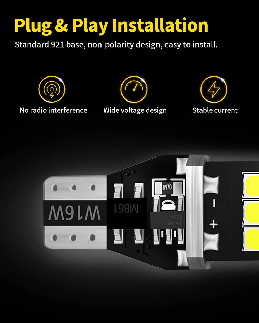 MEALAM T15 LED bulbs plug-and-play installation for quick upgrade