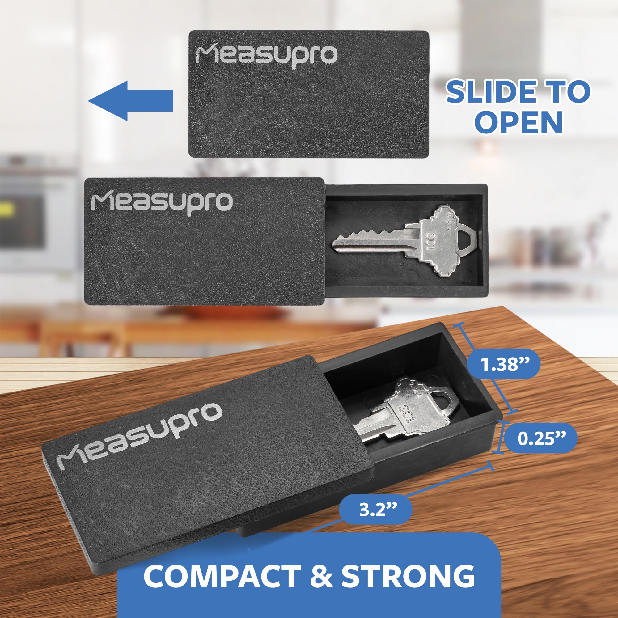MeasuPro hide-a-key magnetic device for outdoor use.