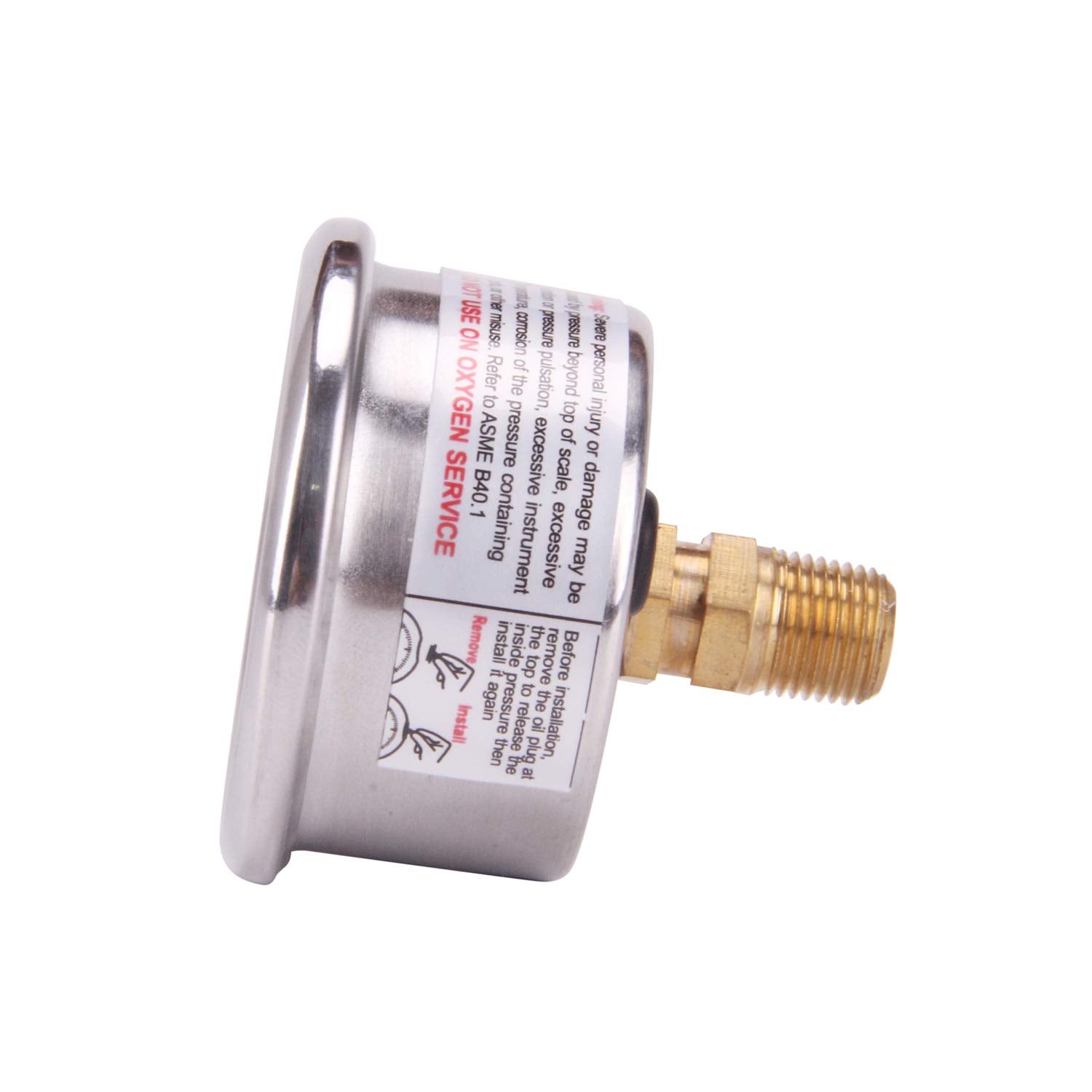 MEASUREMAN center-back mount with 1/8 in NPT connection