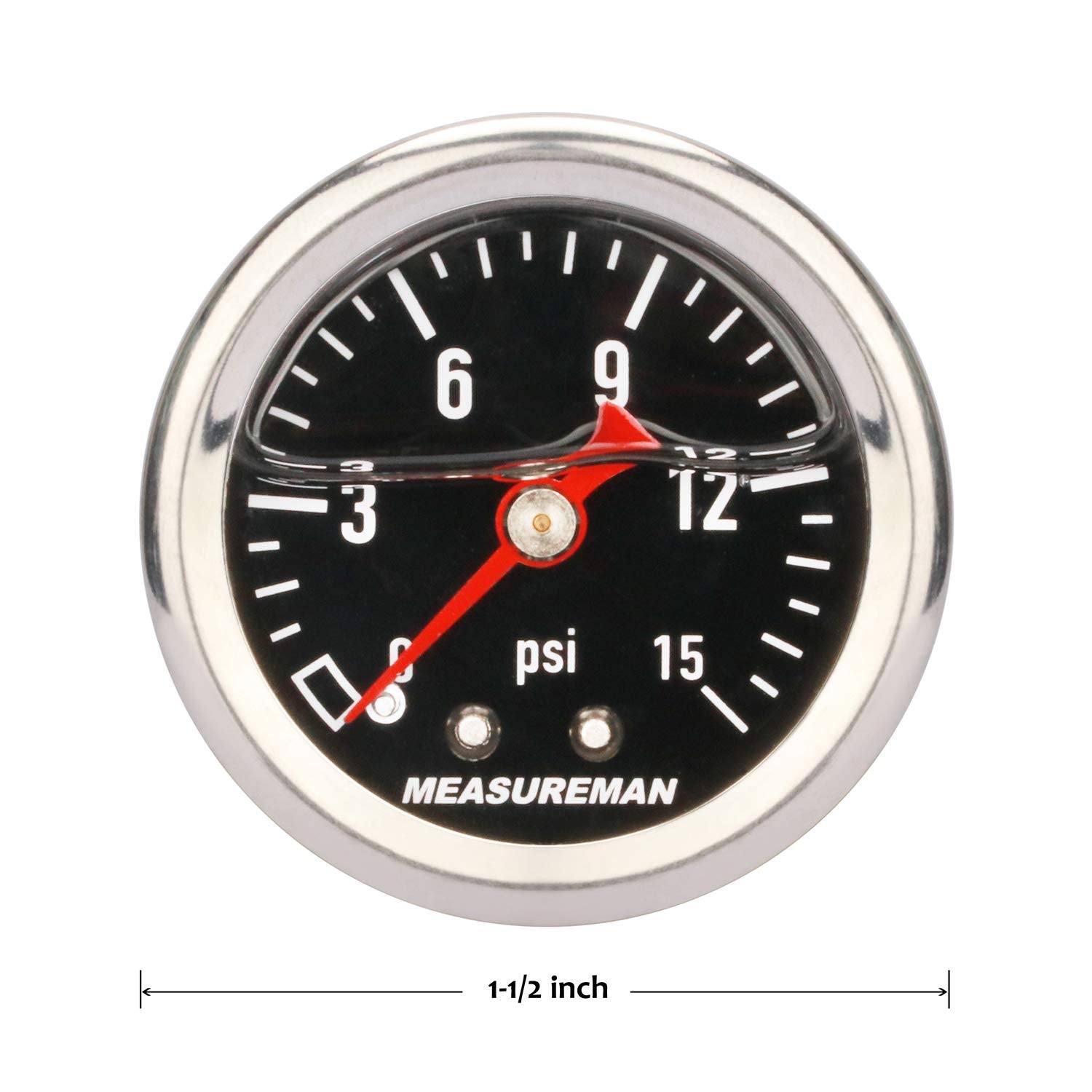 MEASUREMAN fuel pressure gauge suitable for automotive and industrial applications