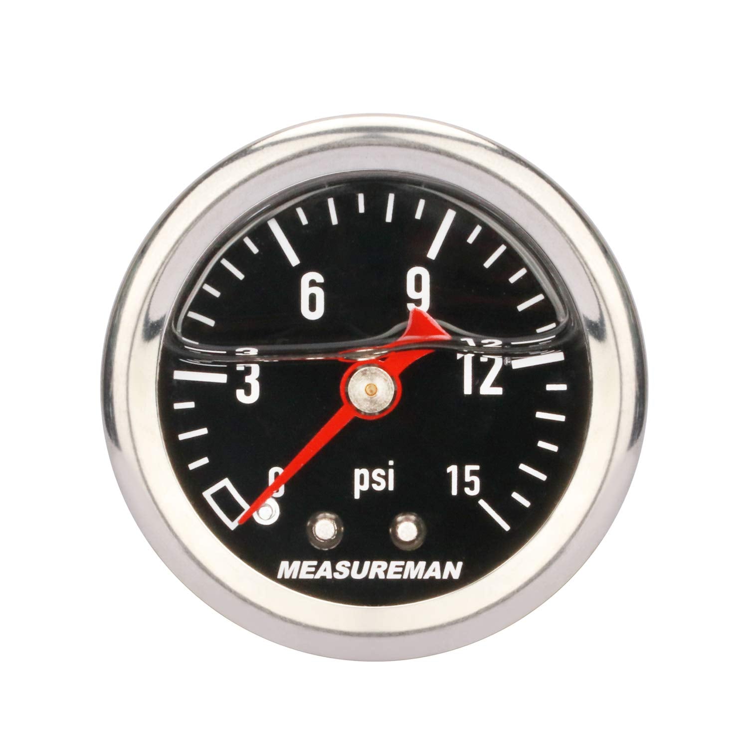 MEASUREMAN glycerin-filled internals dampen vibration for steadier readings