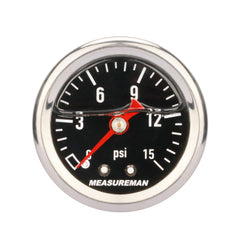 MEASUREMAN glycerin-filled internals dampen vibration for steadier readings