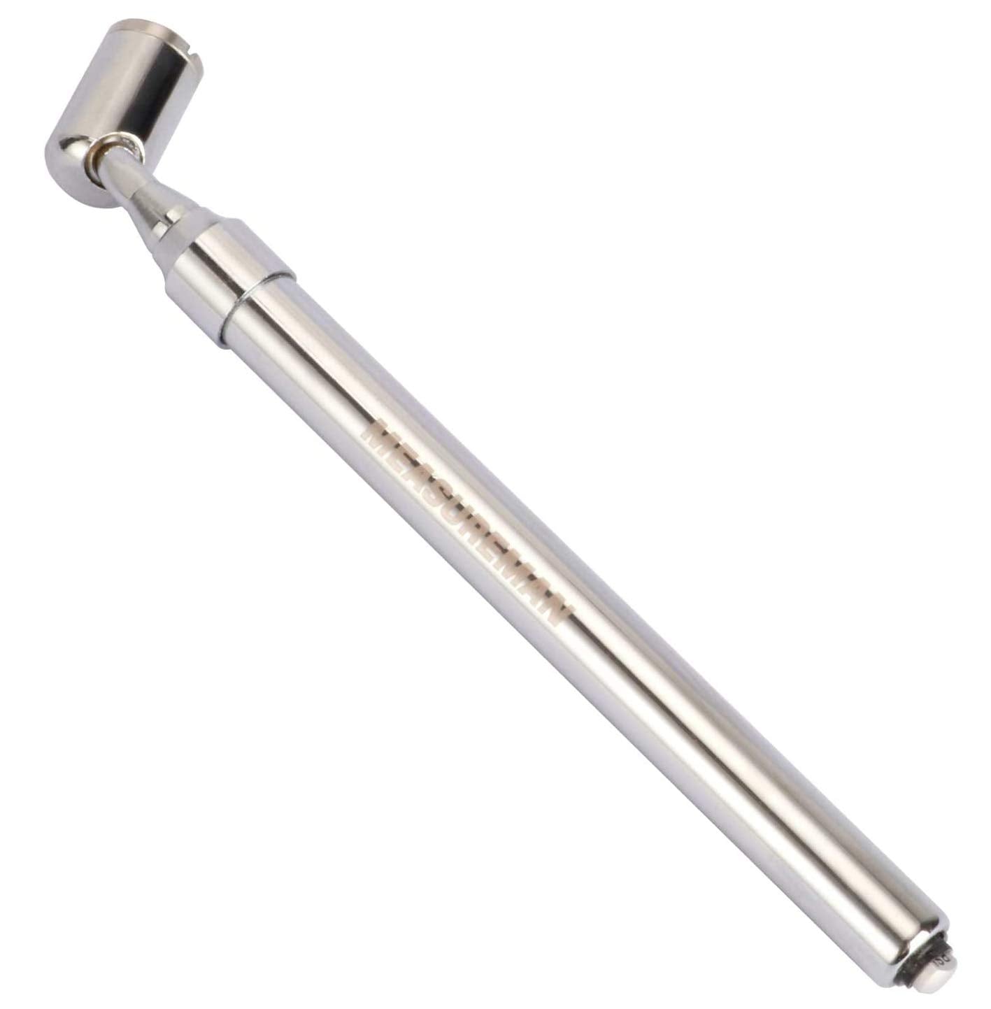 MEASUREMAN heavy-duty tire gauge with dual-head for precise car and truck tire pressures.