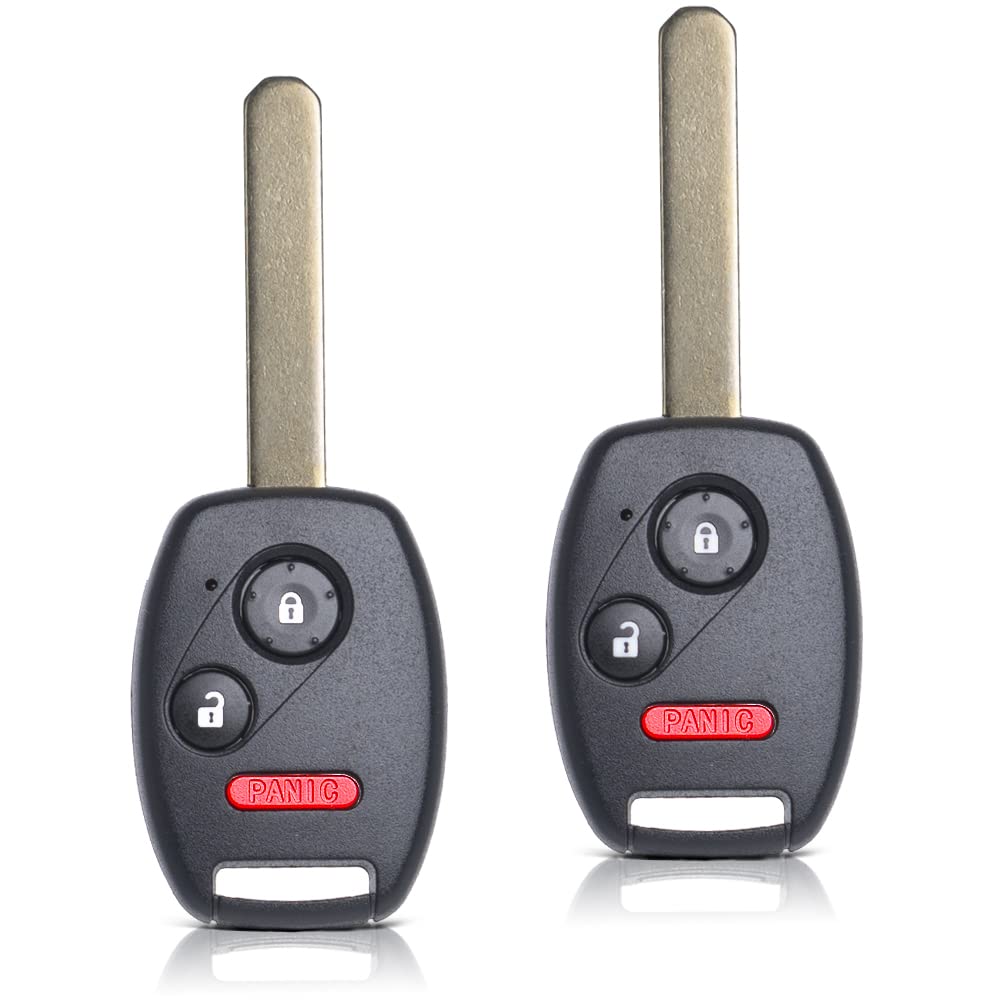 MechanMagic 2-pack key fob remote for Honda CR-V with visible buttons for quick identification.