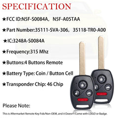 MechanMagic Acura MDX remote assembly ready for replacement.