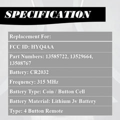 MechanMagic Chevrolet Trax side-view remote ready for quick replacement