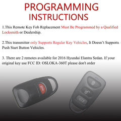 MechanMagic Elantra remote in hand shows easy handling during replacement