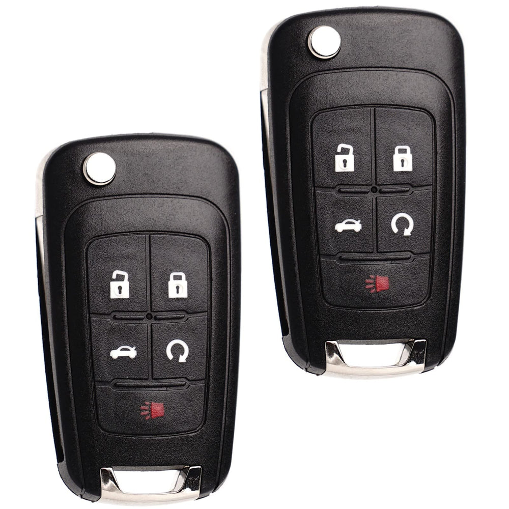 MechanMagic flip key fob front view for Chevy and GMC models