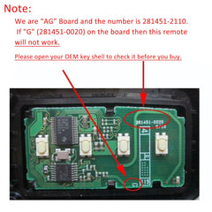 MechanMagic fob with battery installed close-up showing pre-installed electronics