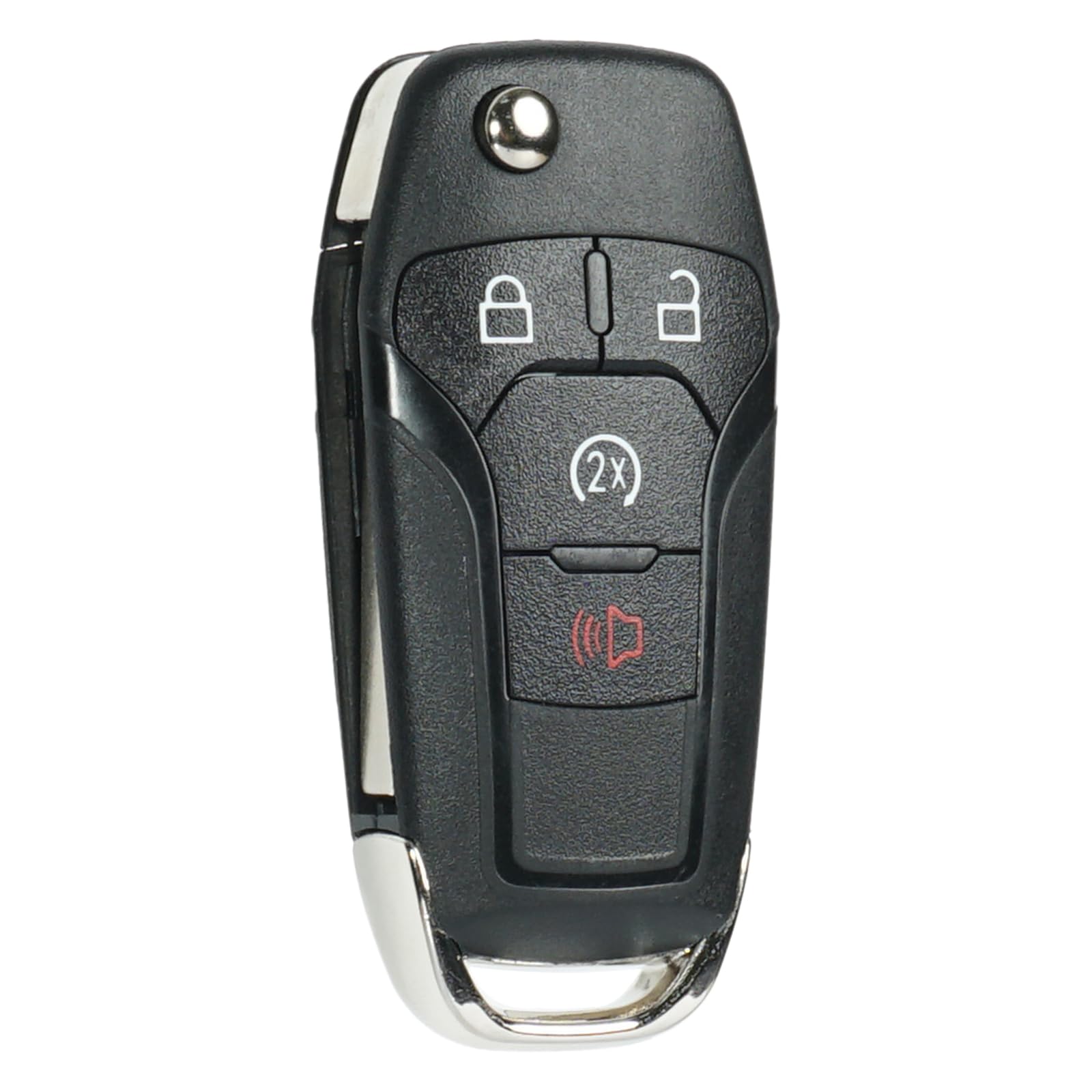 MechanMagic Ford F-150 key fob replacement front view with pre-installed electronics