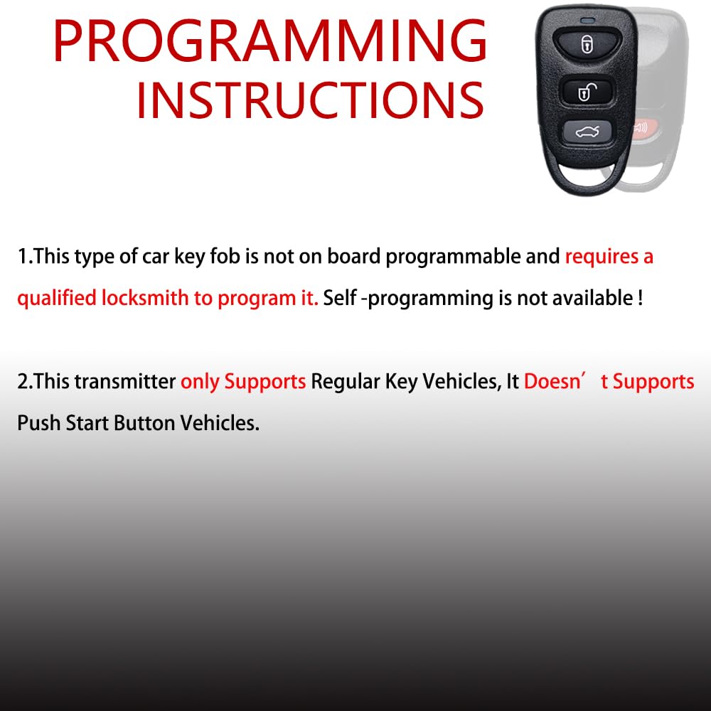 MechanMagic Hyundai Sonata remote close-up, ready for easy installation.