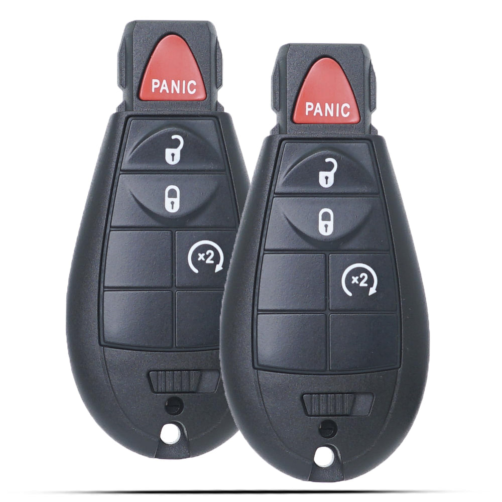 MechanMagic Jeep Cherokee key fob front view, ready replacement for your remote.