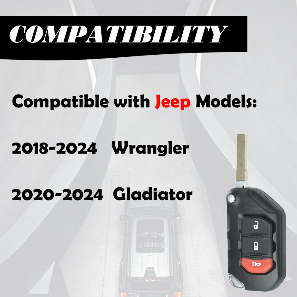 MechanMagic Jeep Gladiator front fob ready for replacement