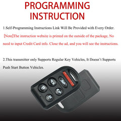 MechanMagic 6-button layout close-up designed for Honda Odyssey replacement