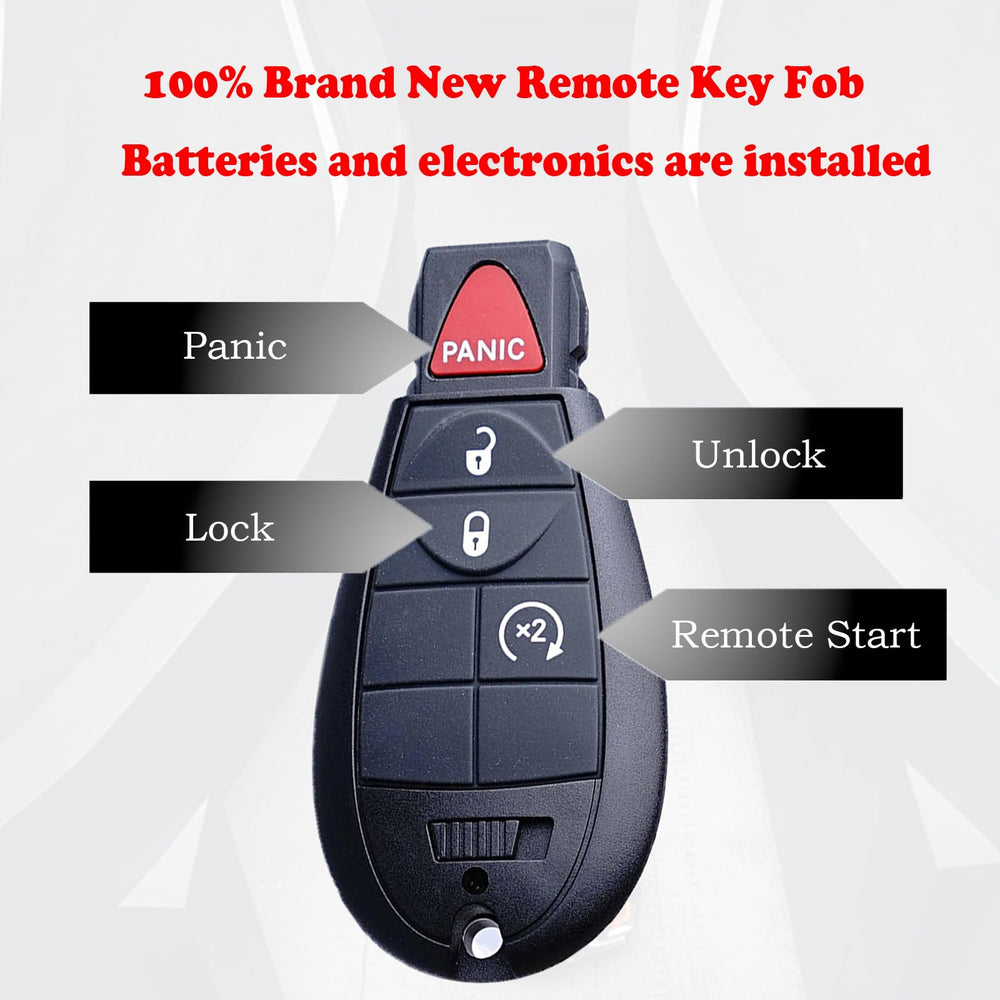 MechanMagic Challenger key fob remote, modern design for compatibility.
