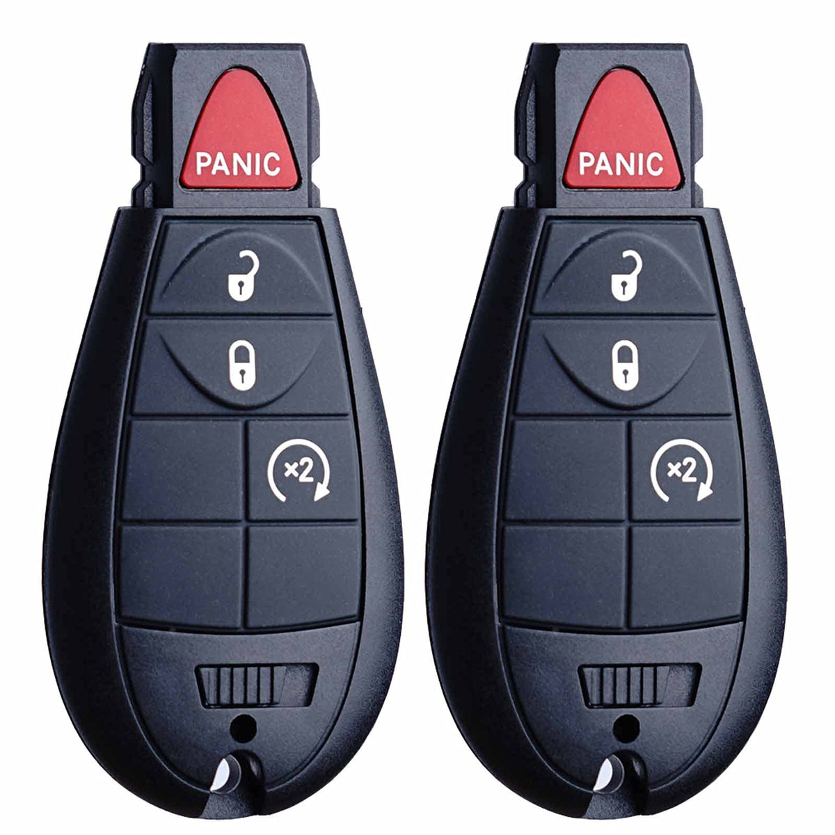 MechanMagic Dodge Ram 1500 key fob front view, quick replacement ready.