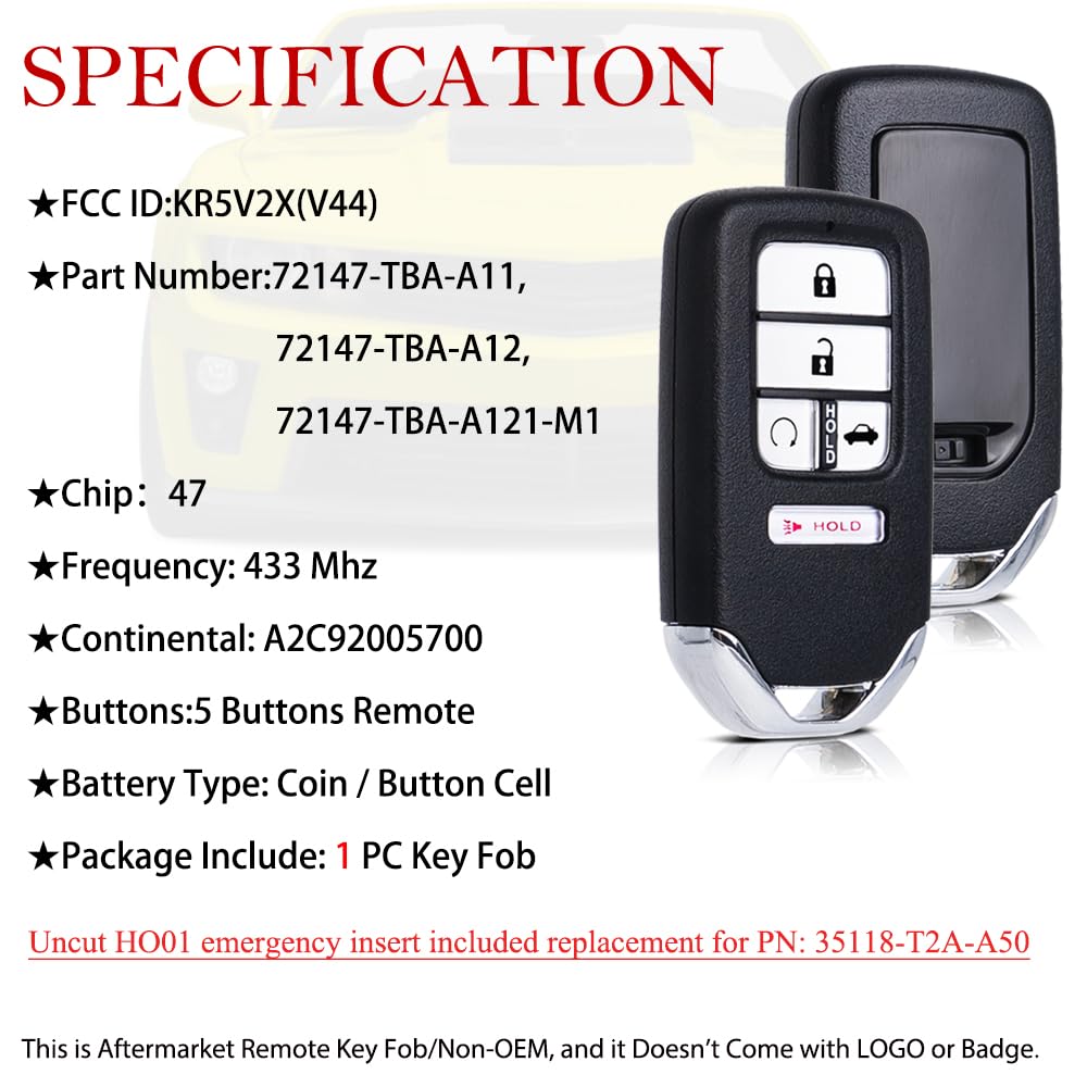 MechanMagic key fob uncut emergency blade included for on-site replacement.