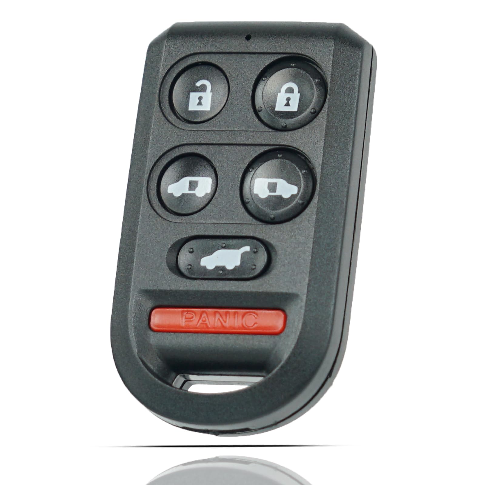 MechanMagic Odyssey key fob front view showing the 6-button layout for easy remote access