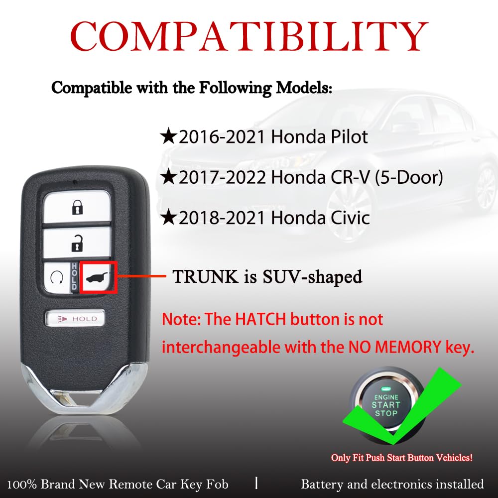 MechanMagic key fob remote back view reveals intuitive button layout for quick access.