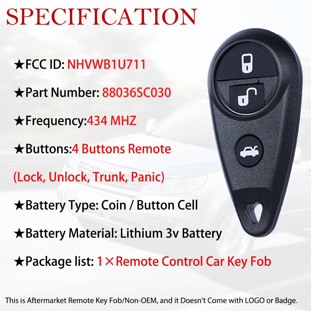 MechanMagic key fob with battery included, pre-tested and ready to pair.
