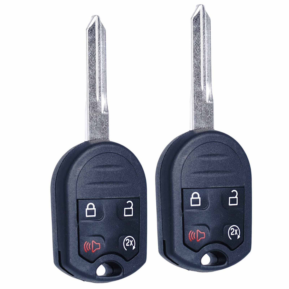 MechanMagic key fob replacement front view for Ford, ready-to-use kit.