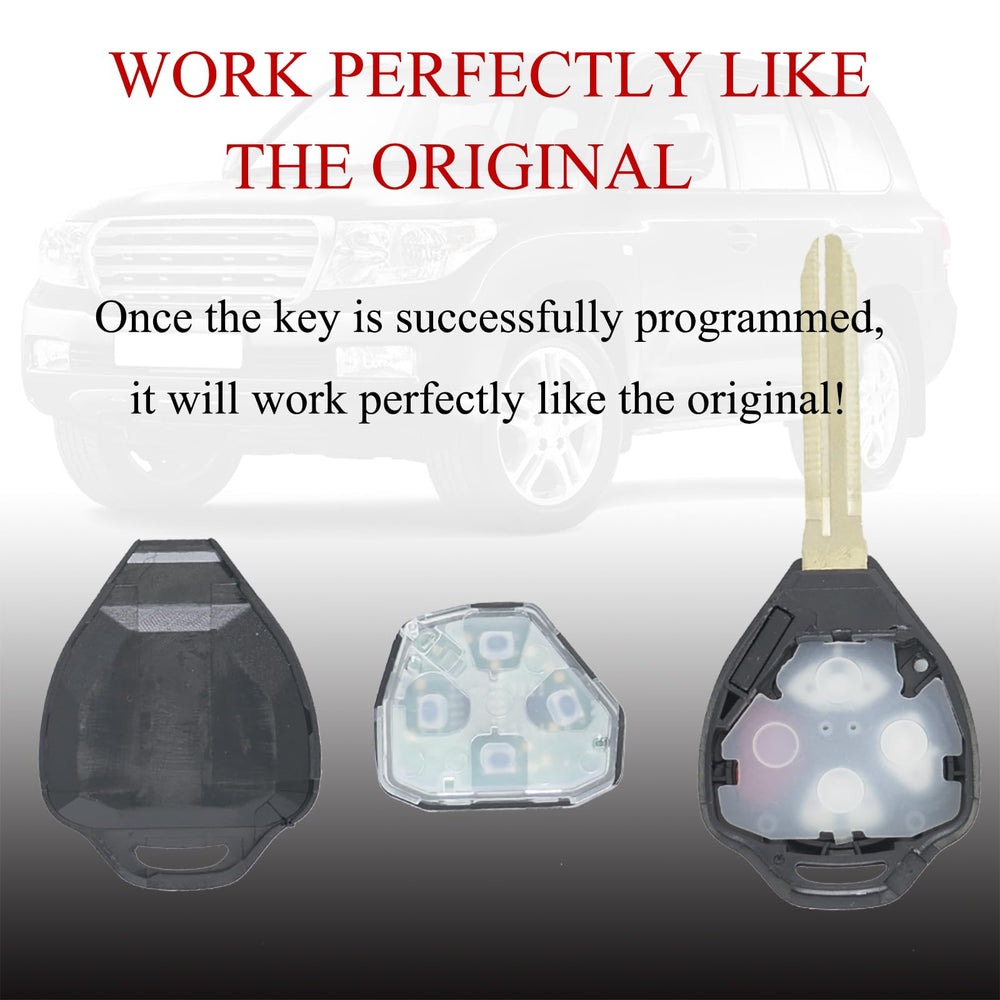 MechanMagic Corolla fob, back view, compact design for pocket carry