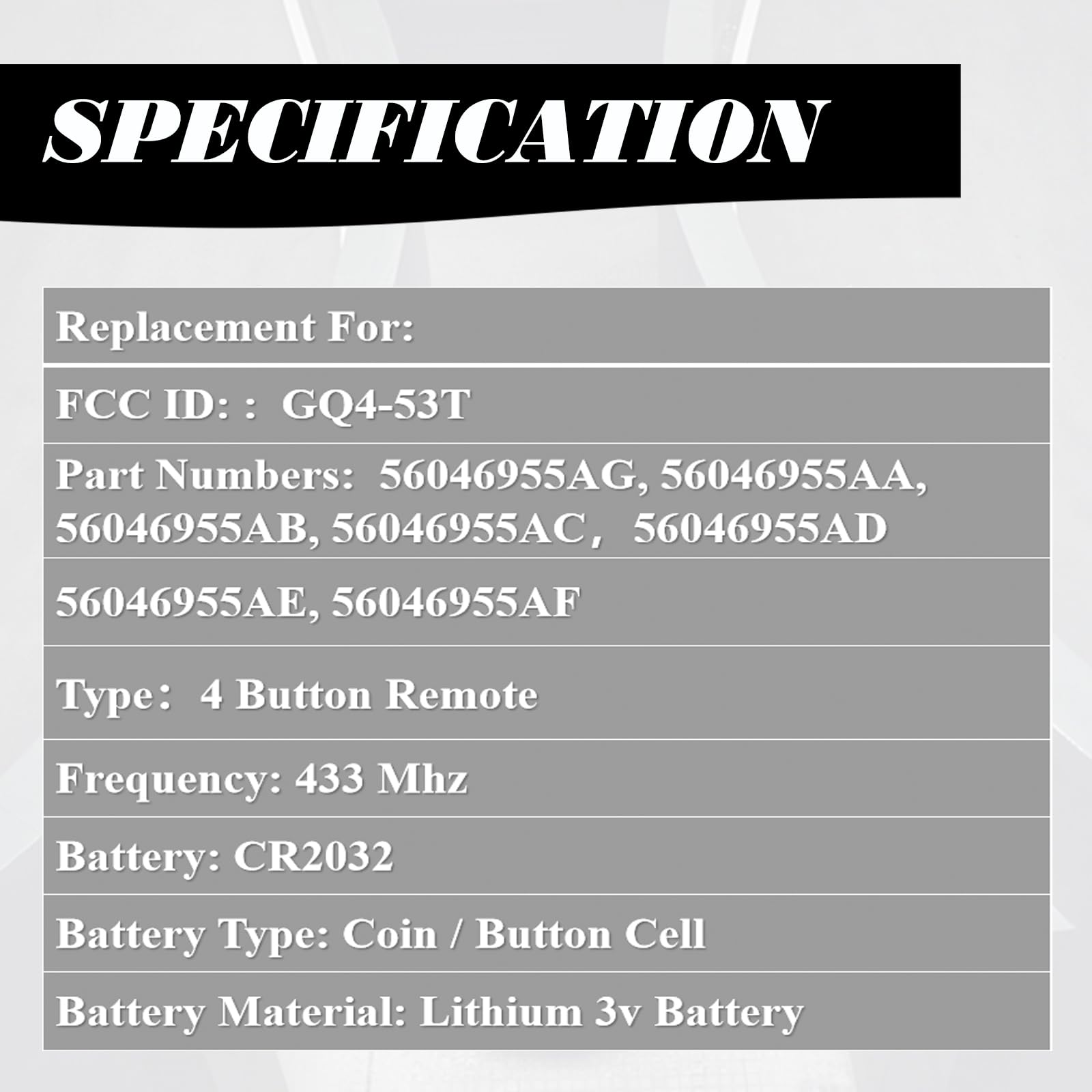 MechanMagic key fobik battery included for quick replacement