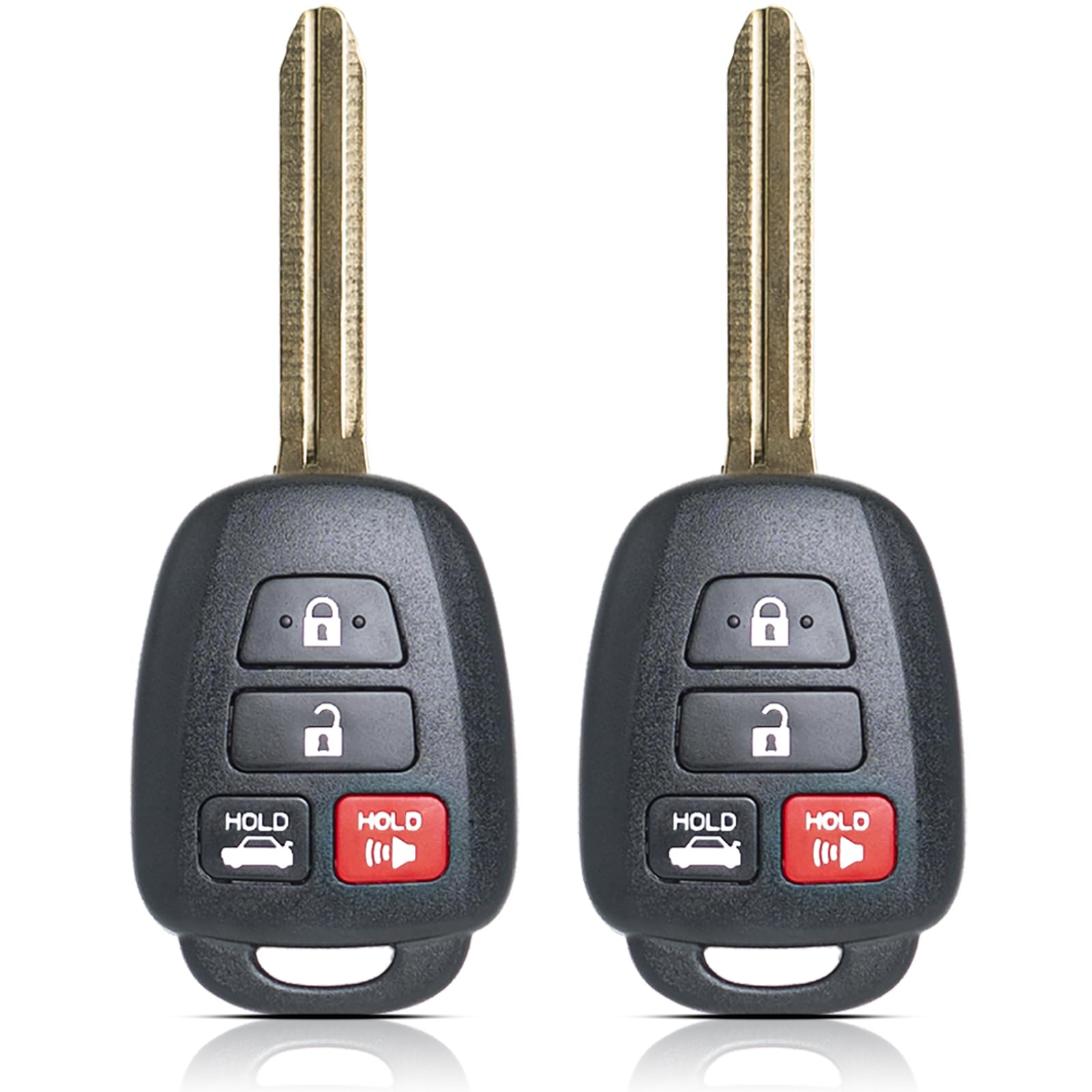 MechanMagic key fob for Toyota Corolla remote front view for quick replacement