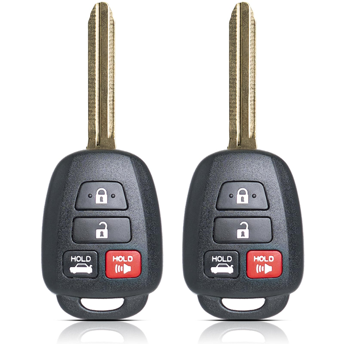 MechanMagic key fob for Toyota Corolla remote front view for quick replacement