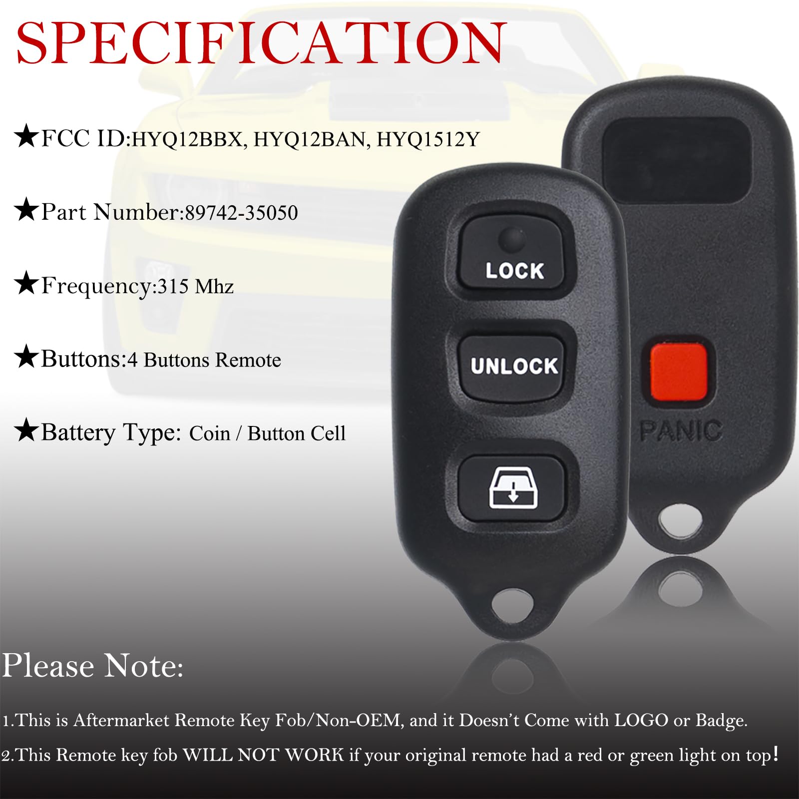 MechanMagic remote with pre-installed battery for immediate testing