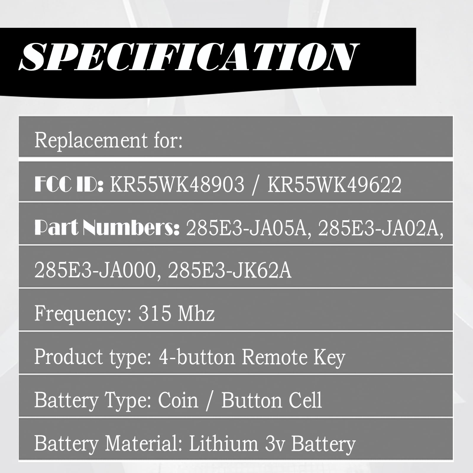 MechanMagic key fob for Nissan Murano offering seamless replacement